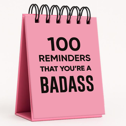 100 Reminders That You're a Badass Affirmation Flipbook