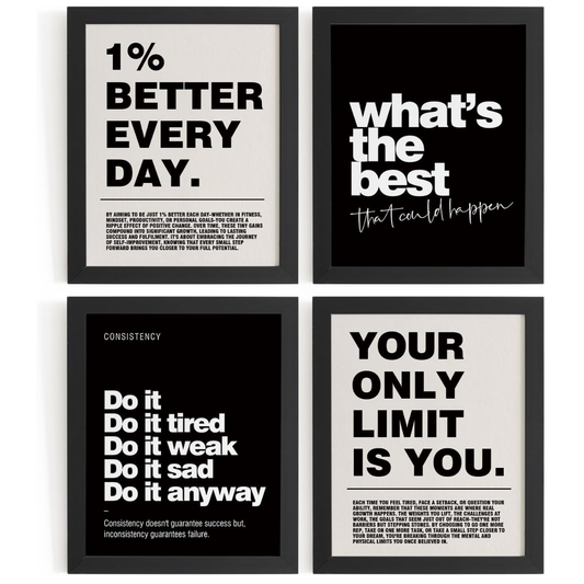 Inspirational Wall Art Set of 4
