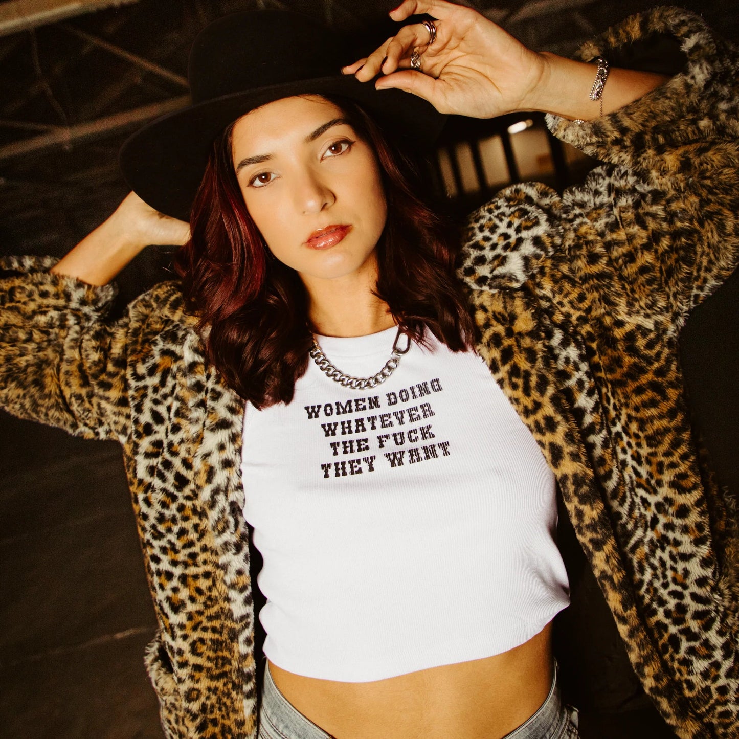 Women Doing What They Want Crop Tank