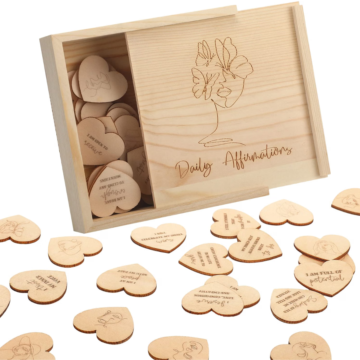 Heart Shaped Box of Daily Affirmations