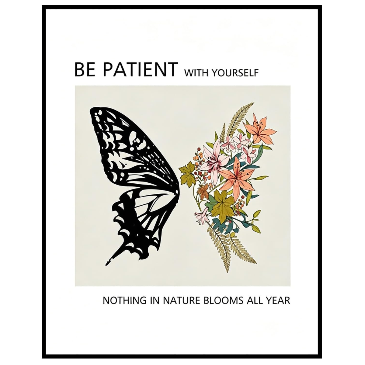Be Patient With Yourself Wall Art
