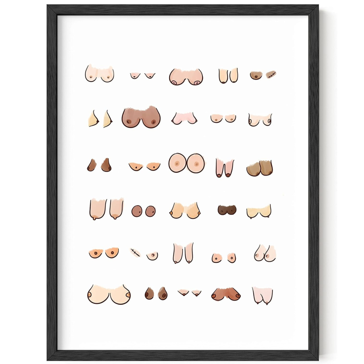 Celebrating All Boobs Wall Art