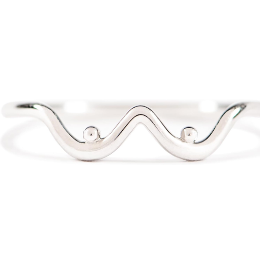 Silver Statement Boob Ring