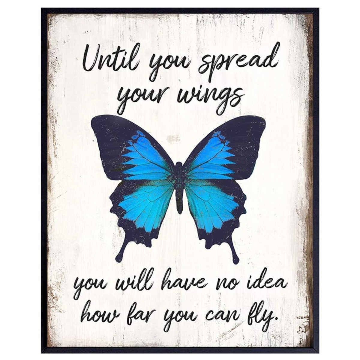 Inspirational Butterfly Wall Art Picture