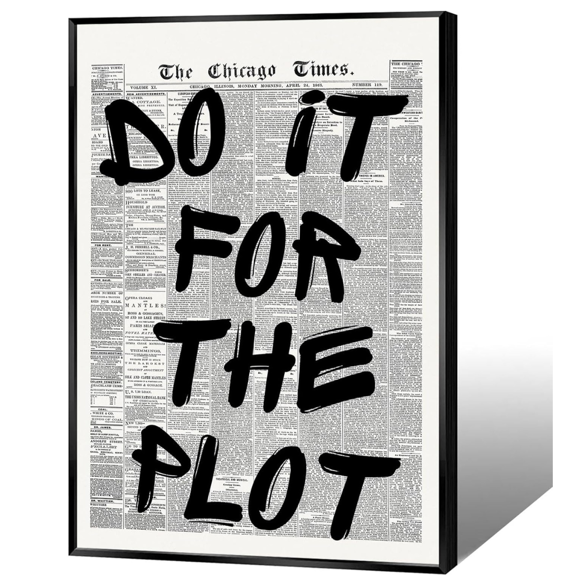 Do It for the Plot Empowering Poster