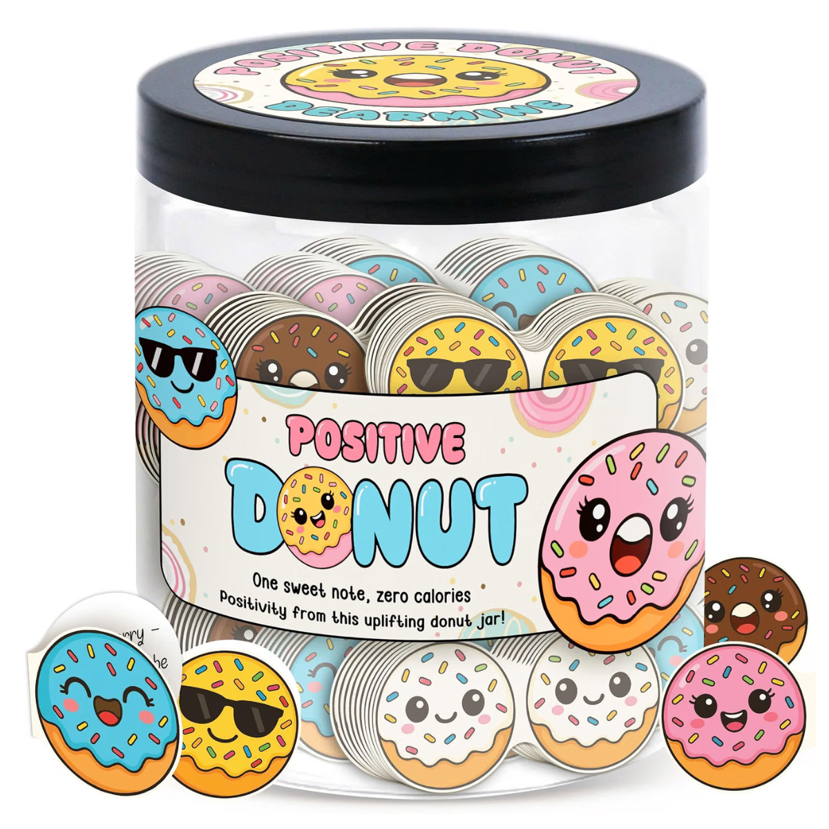 Positive Affirmation Donut Jar