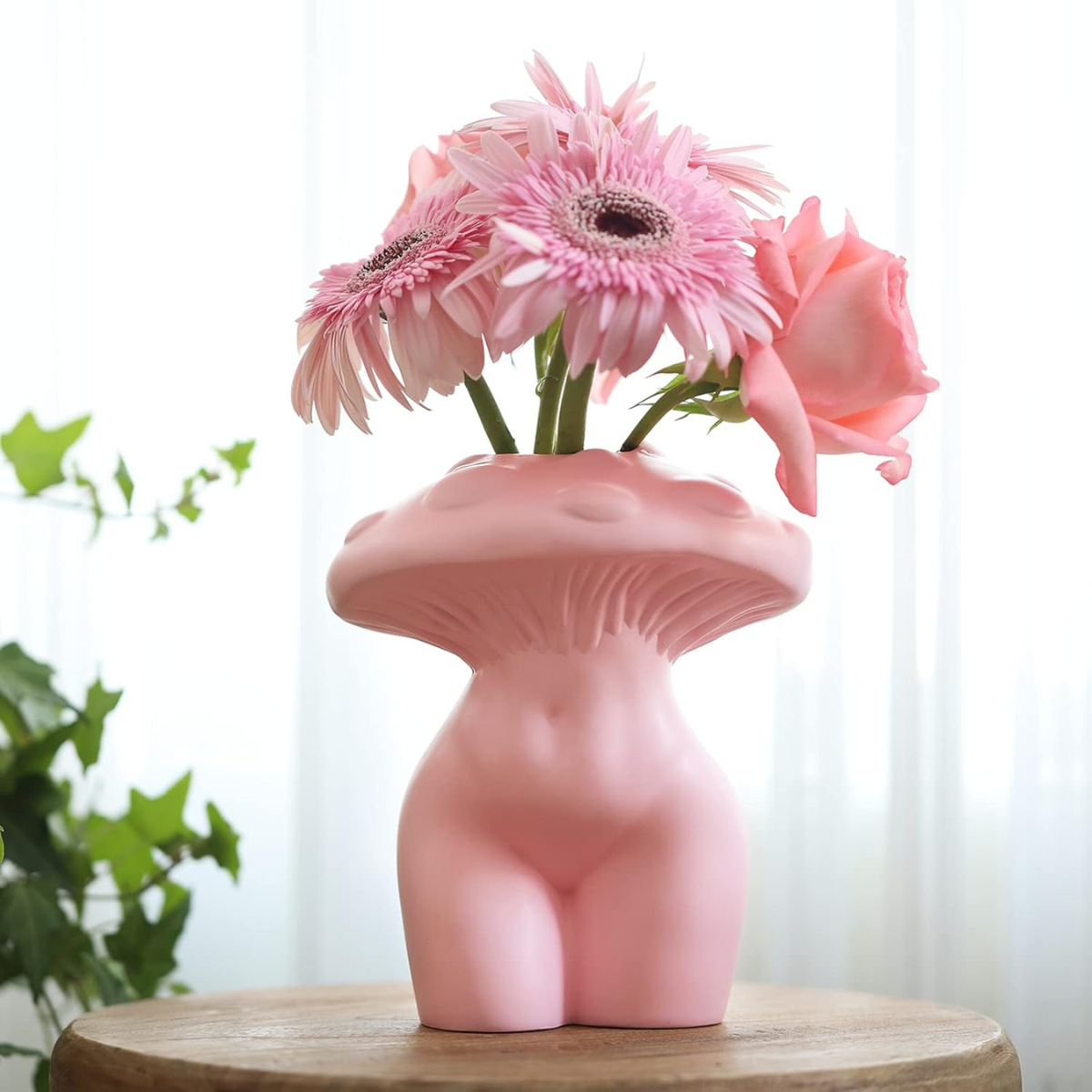 Mushroom Female Body Vase