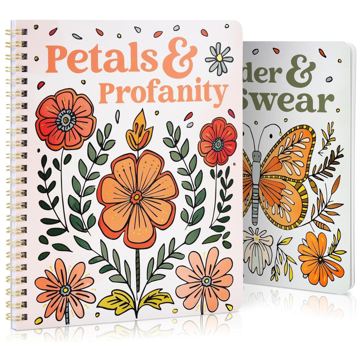 Petals & Profanity Set of 2 Coloring Books