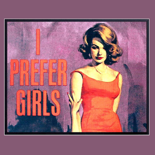 Retro Lesbian Wall Art