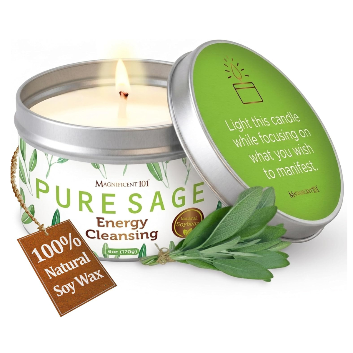 Pure Sage Candle