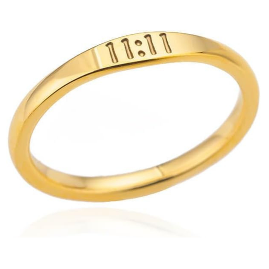 1111 Angel Number Ring