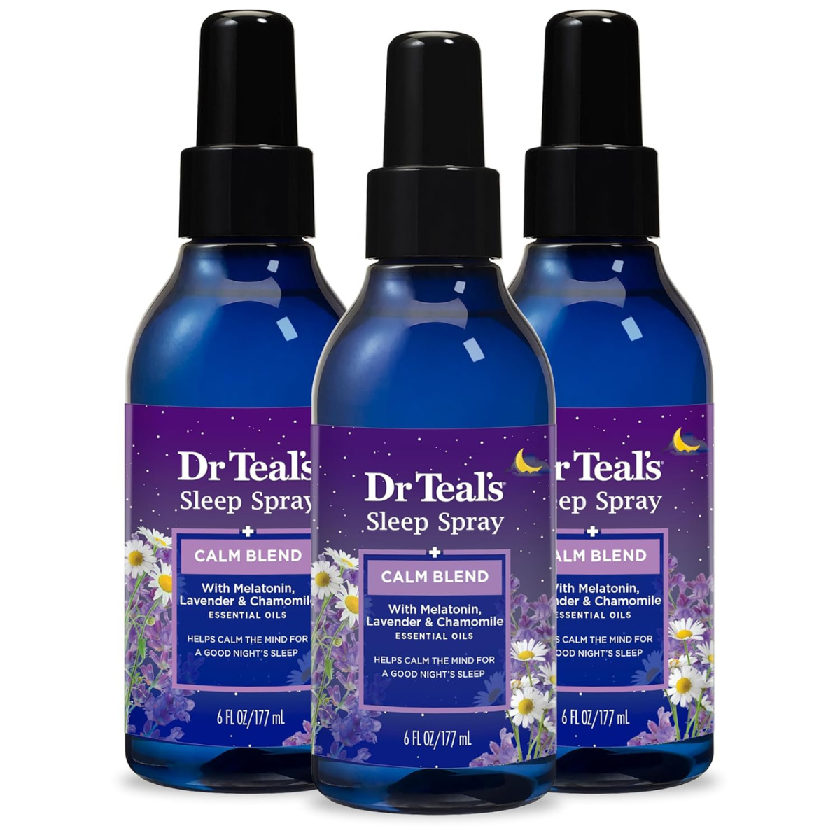 Dr Teal's Calm Blend Spray with Melatonin, Lavender & Chamomile