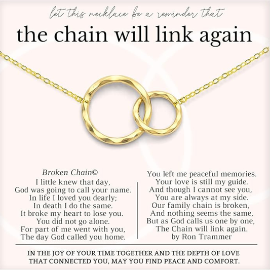 The Chain Will Link Again Necklace - 14k Gold Plated