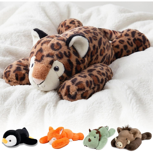 Weighted Stuffed Animal Leopard