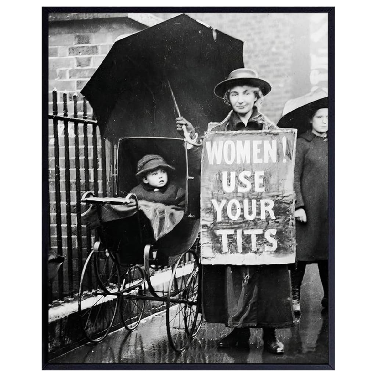 Suffragette Funny Vintage Photo