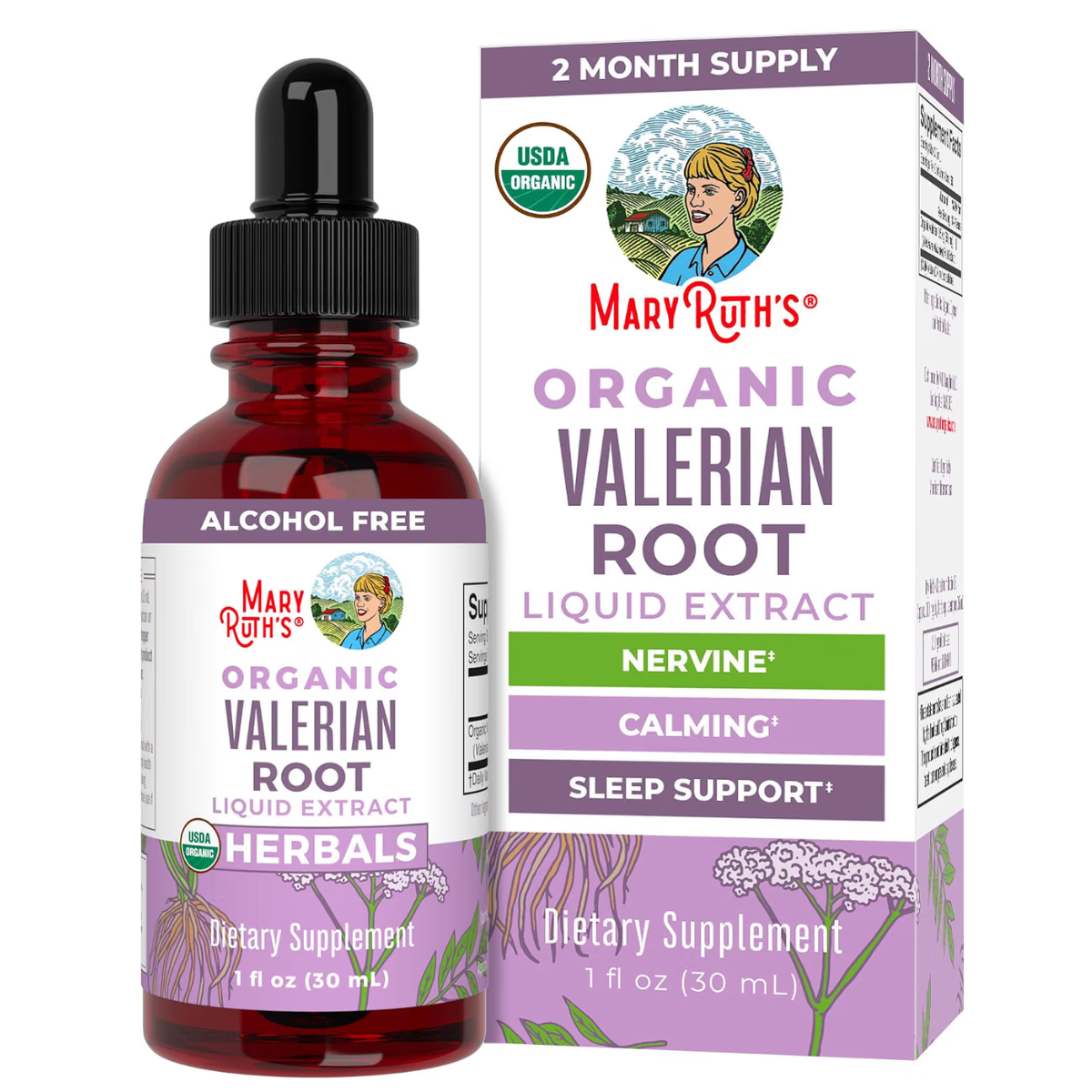 MaryRuth's US Organic Valerian Root Liquid Drops